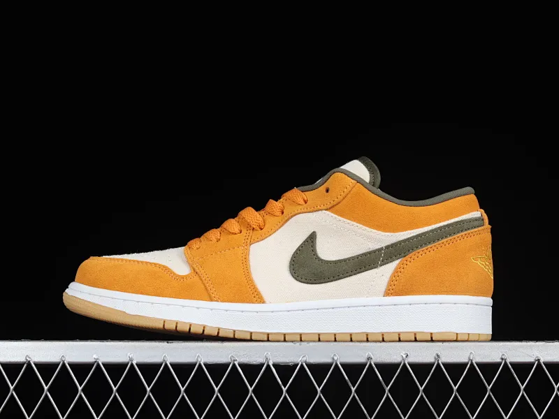 All categories Air Jordan Jordan series basketball shoes Air Jordan 1 Low G version pure original Air Jordan 1 Low "Light Curry" AJ1 Joe 1 Ugly Duckling low-top basketball shoes DH6931-102